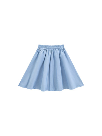 Denim A-line Skirt - Lt. Blue