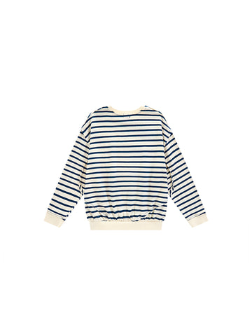 Classic Stripe Top - Steel/White