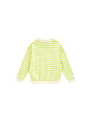 Classic Stripe Polo - Lime/White