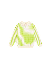 Classic Stripe Polo - Lime/White