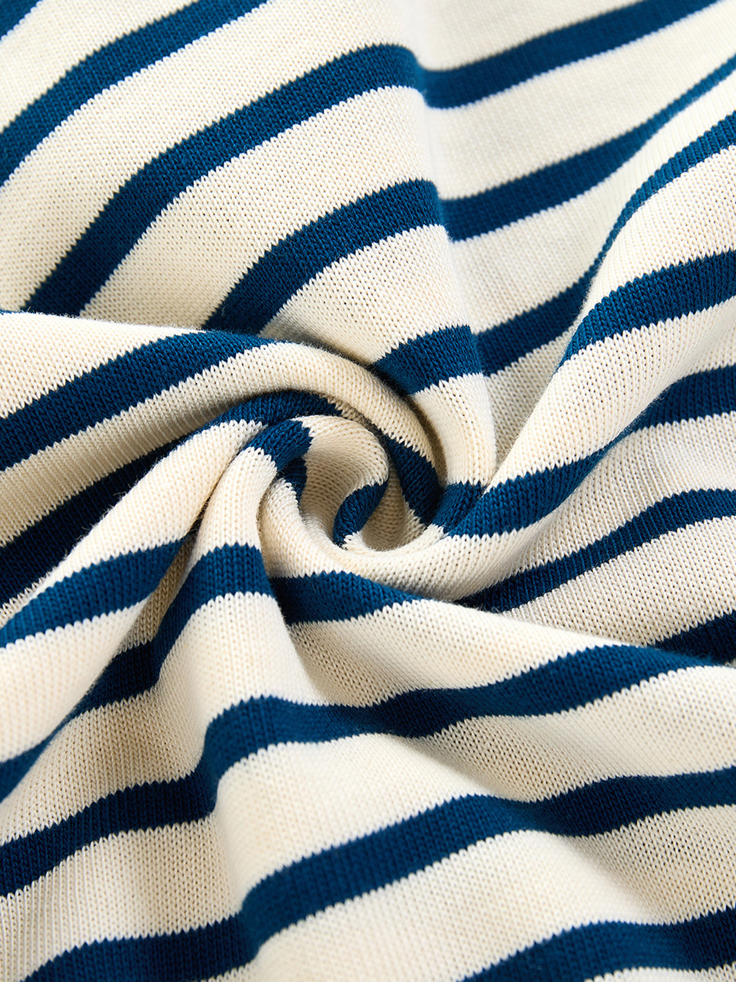 Classic Stripe Polo - Steel/White