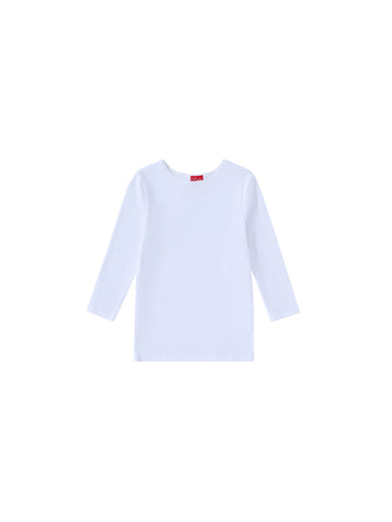 Basic Long Sleeve T-shirt - White