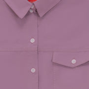 Pocket Crop Shirt - Purple