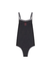 Seersucker Stripe Print Swimsuit