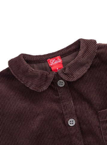 Corduroy Dress - Brown
