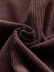 Corduroy Dress - Brown
