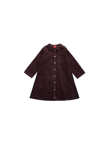 Corduroy Dress - Brown