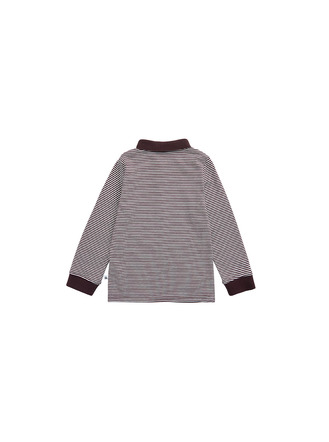 Striped Polo - Brown