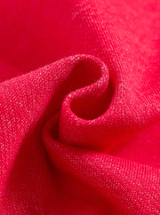 Scallop Ribbed Hooded Dress