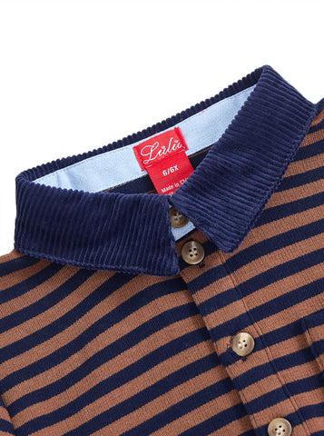 Corduroy Combo Polo