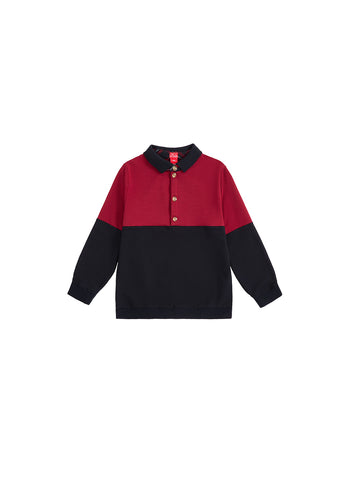 Bottom Combo Polo - Maroon