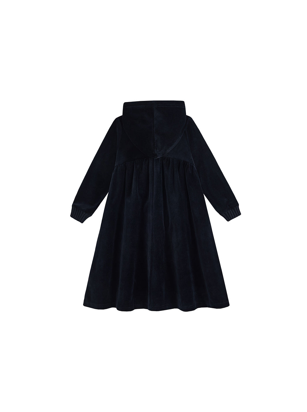 Velour Hooded Dress