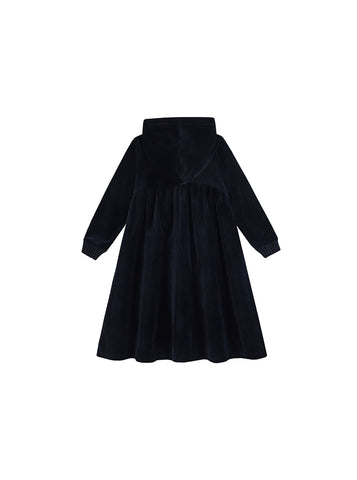 Velour Hooded Dress
