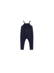 Baby Velour Studded Strap Overall