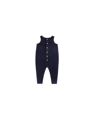 Baby Velour Studded Overall