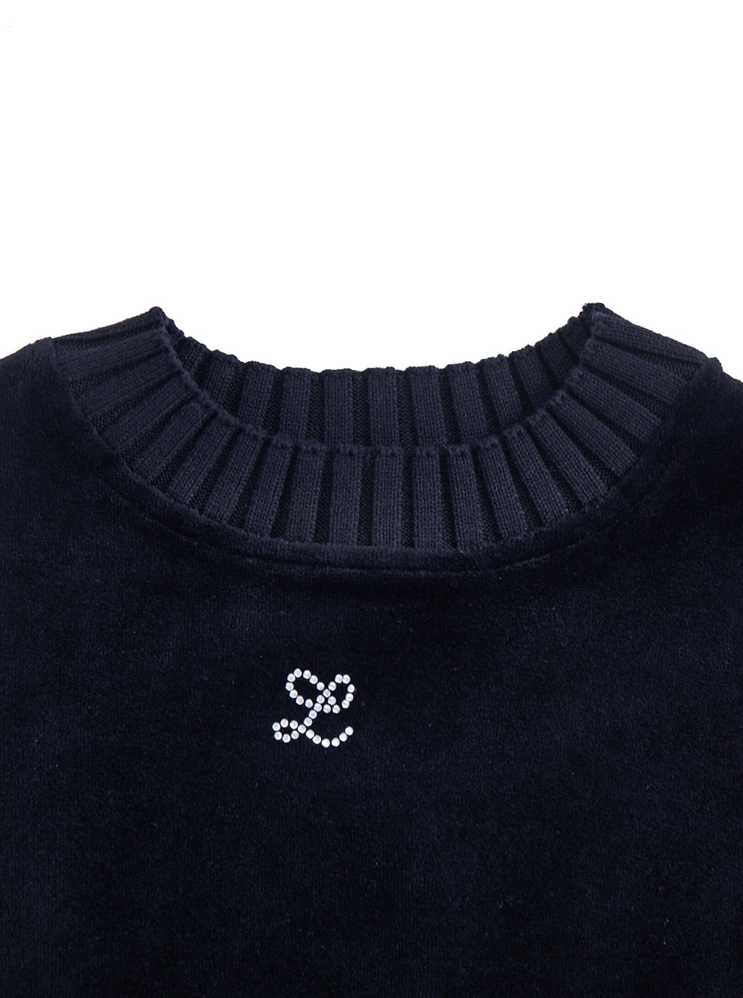 Velour Studded Top