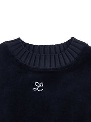 Velour Studded Top