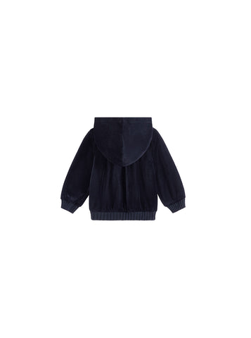 Hooded Velour Top