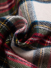 Plaid Turtleneck Dress