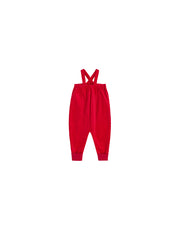 Corduroy Overall-Red