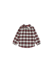 Plaid Gathered Shirt