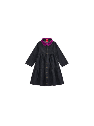 Denim Collar Dress