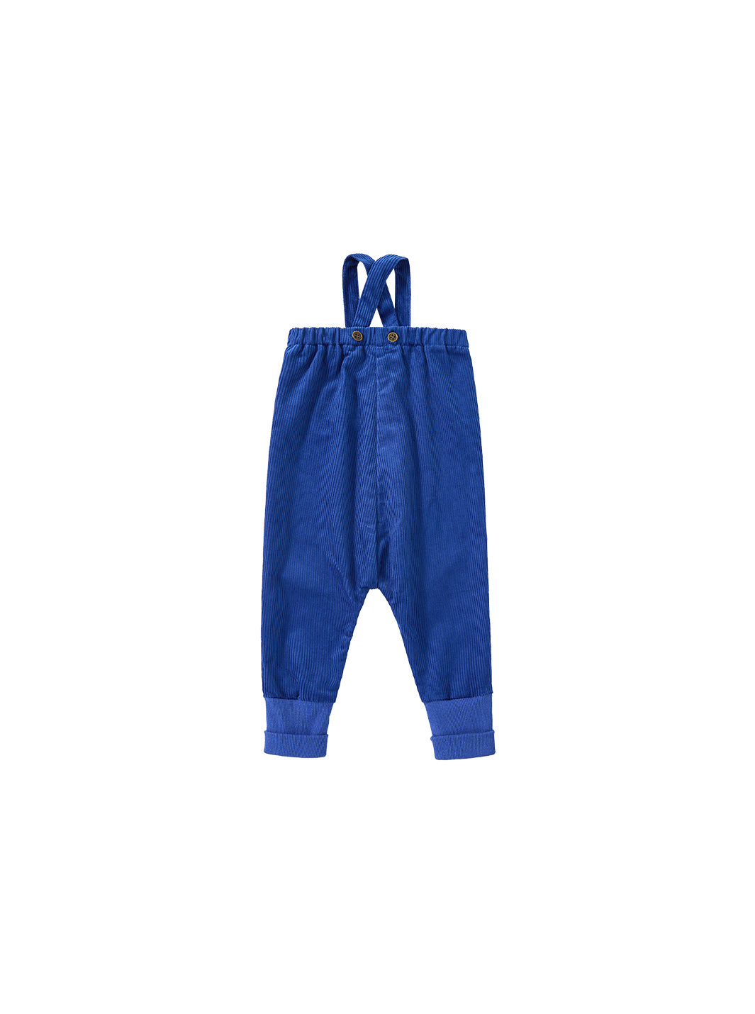 Corduroy Strap Overall - Royal Blue