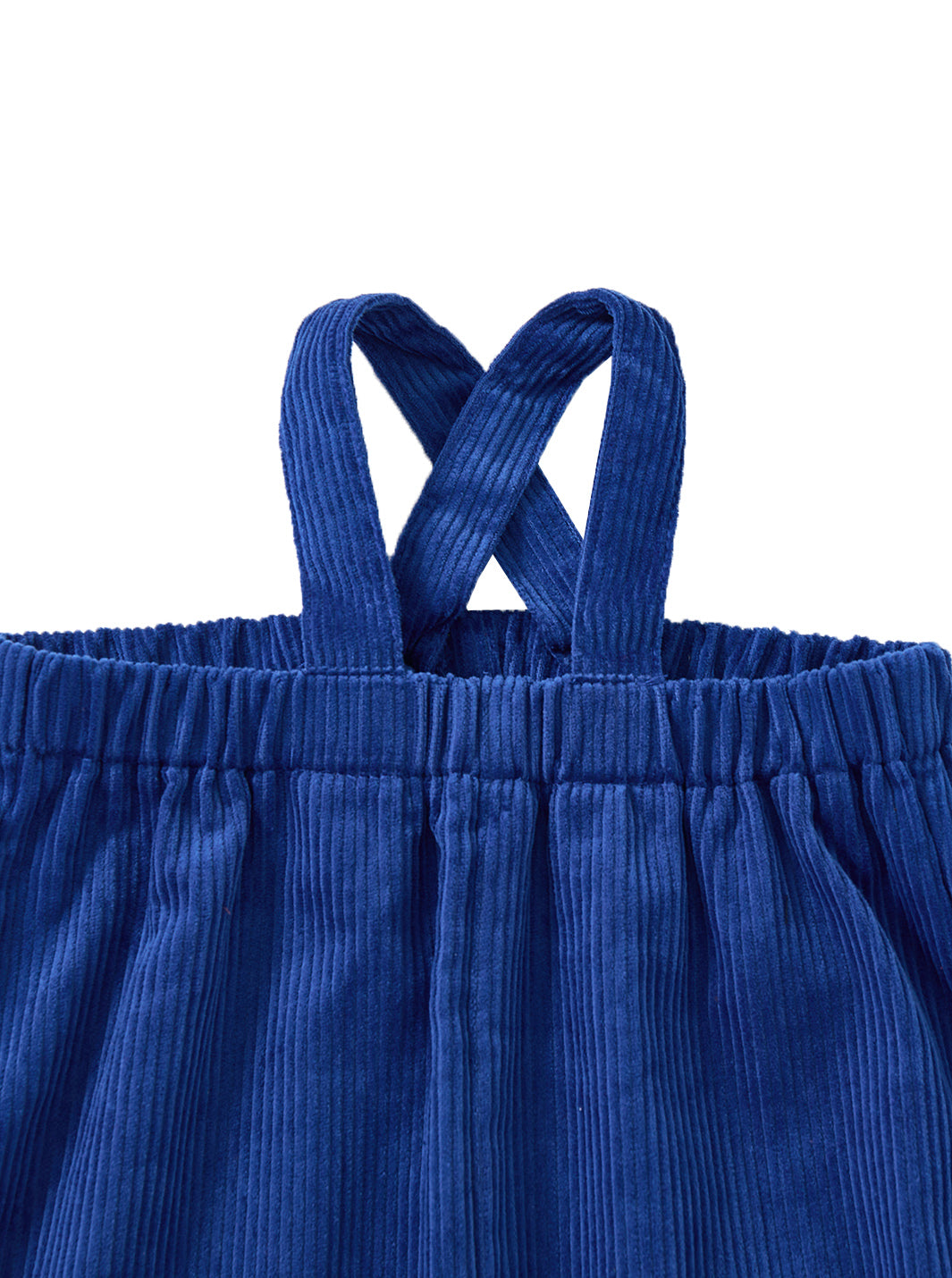 Corduroy Strap Overall - Royal Blue