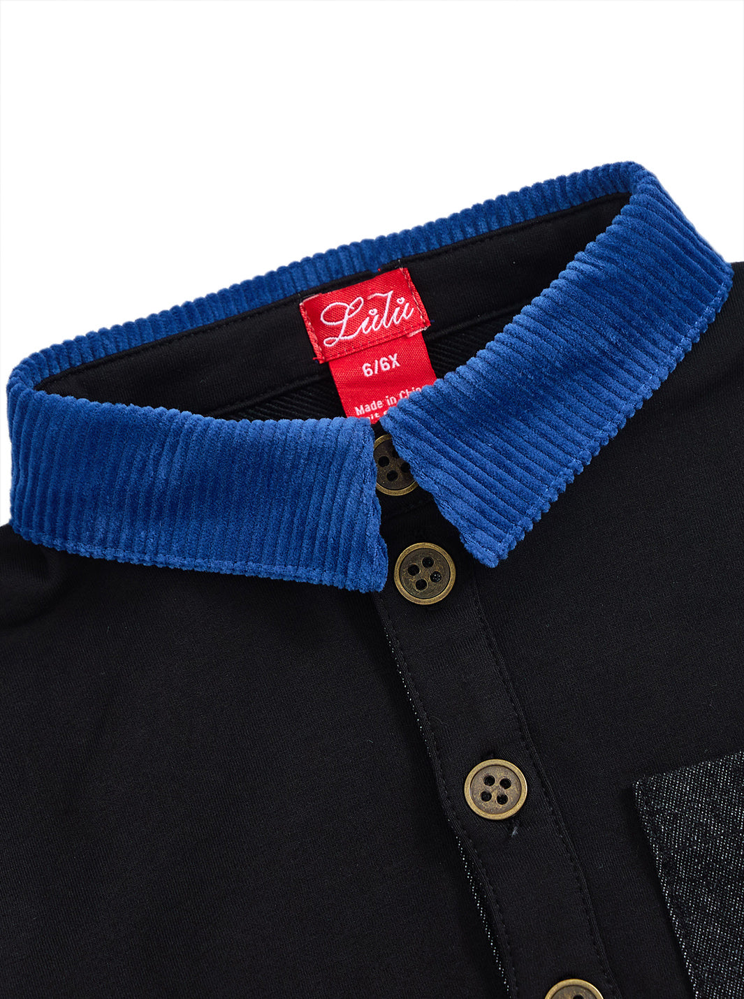 Denim Corduroy Polo