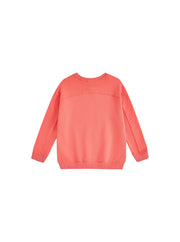 Smiley Print Top- Orange