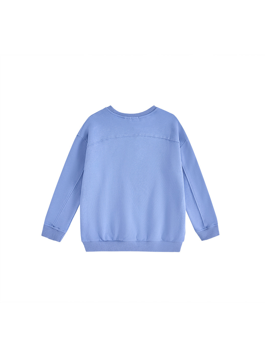 Smiley Print Top- Blue
