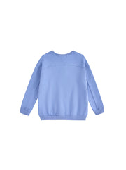 Smiley Print Top- Blue