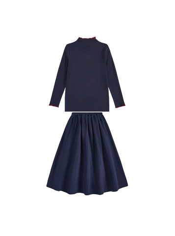 Mock Neck Set
