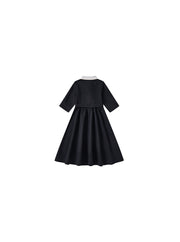 Collar Piping Dress