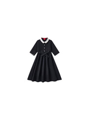 Collar Piping Dress