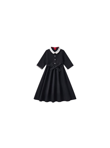 Collar Piping Dress