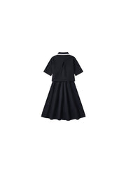 Collar Shirt / Skirt Set