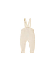 Baby Knit Legging Overall - Almond White