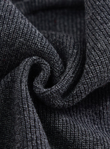 Baby Knit Legging Overall - Charcoal Mélange