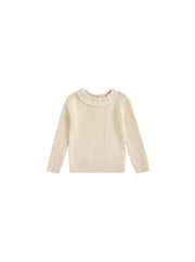 Combo Sweater - Almond White
