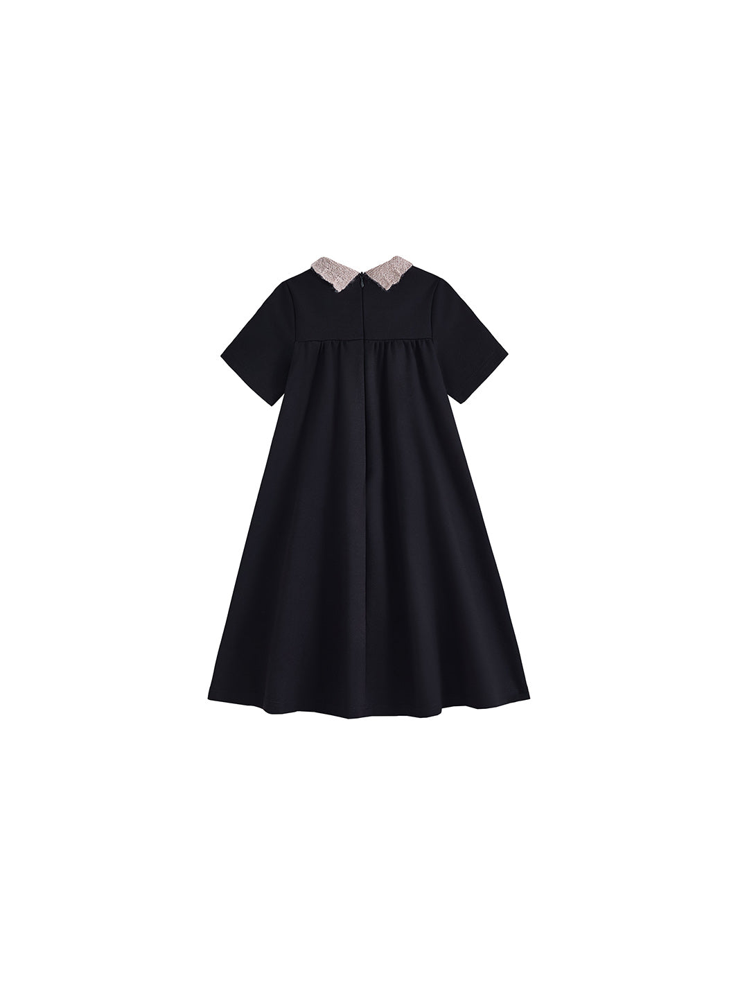 Mohair Collar Dress