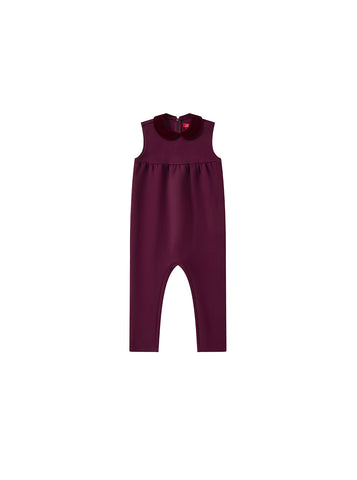 Velvet Collar Overall