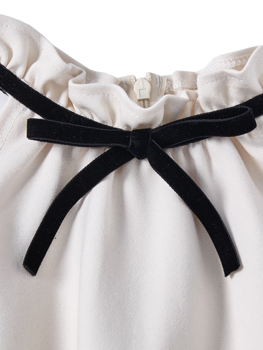 Trim Bow Jumper -Off White