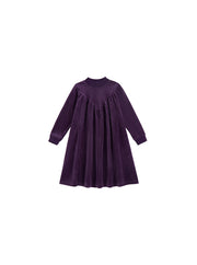 Velour Mock Neck Dress