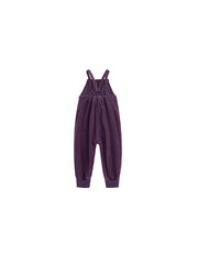 Velour Elastic Overall