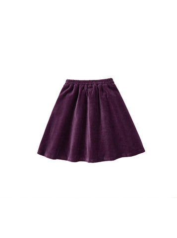 Velour A-line Skirt