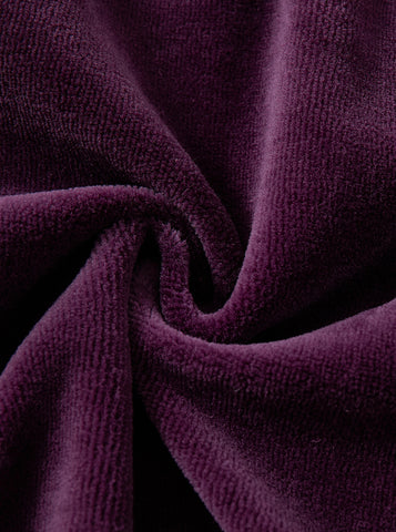 Velour Hooded Top
