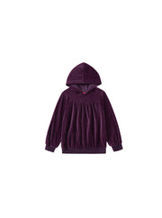 Velour Hooded Top