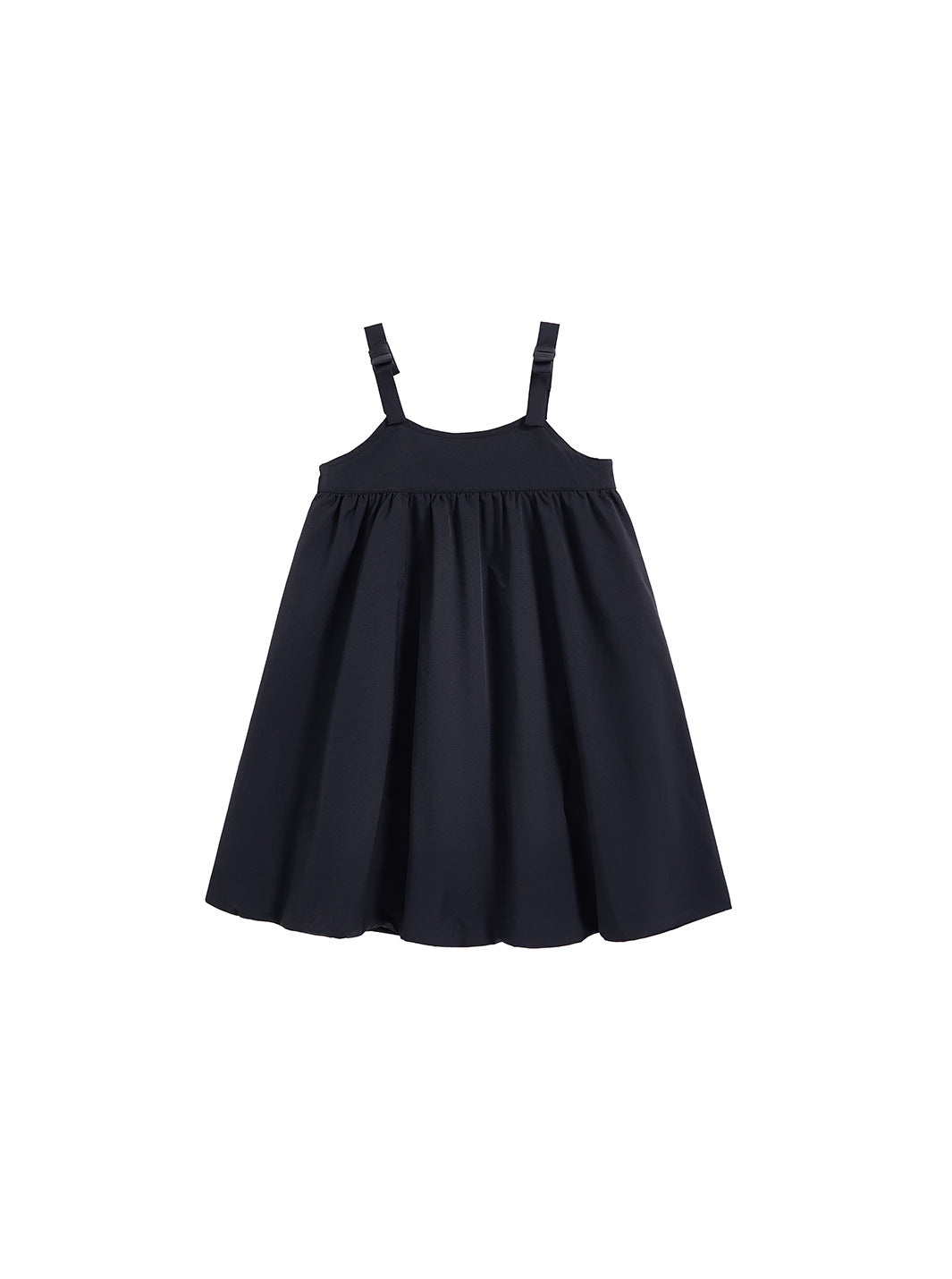 Taffeta Bubble Bow Jumper - Black