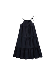 Taffeta Trim Midi-Length Jumper